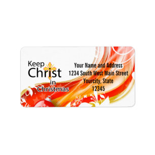 Keep Christ in Christmas, Swirl Label