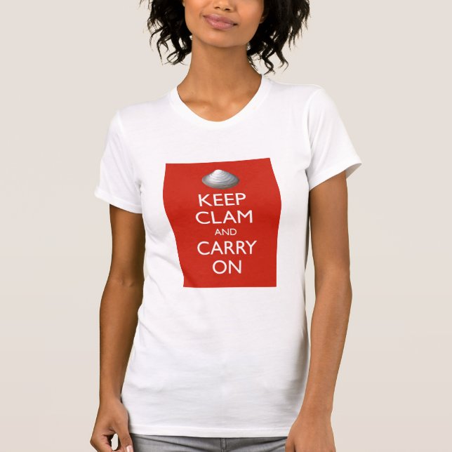 KEEP CLAM t-shirt (Front)