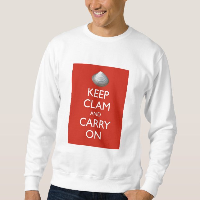 KEEP CLAM t-shirt Sweatshirt (Front)