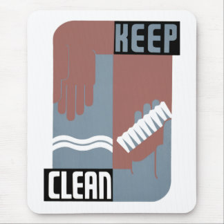 Keep Clean Mouse Mat