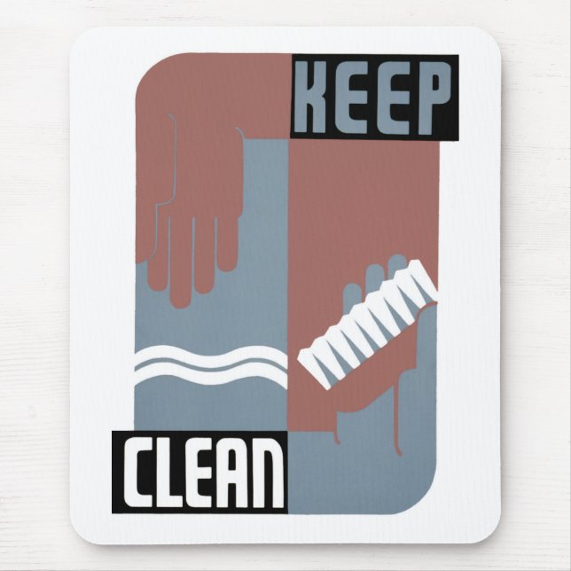 Keep Clean Mouse Mat (Front)