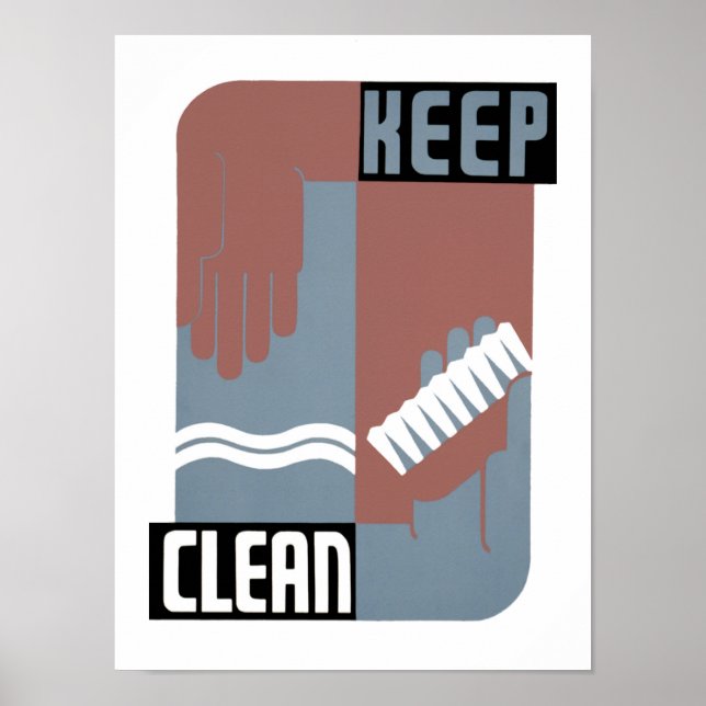 Keep Clean Poster (Front)
