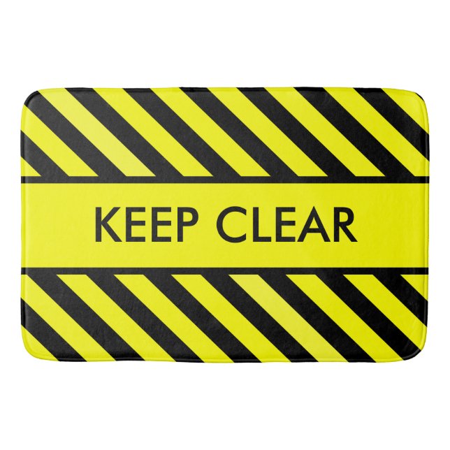 Keep Clear Bath Mat (Front)