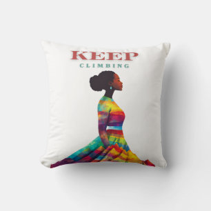 Keep Climbing Themed Cushion