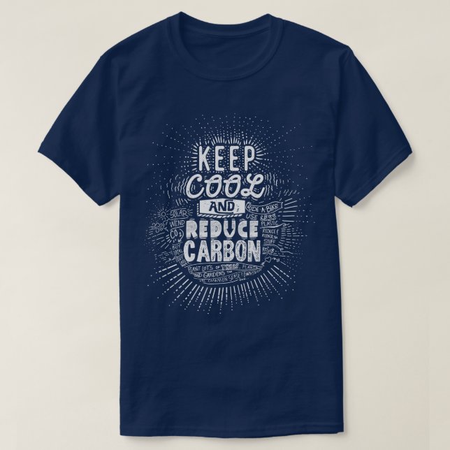 Keep Cool and Reduce bon T-Shirt (Design Front)
