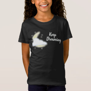 Keep Dreaming Moon Stars Cloud Inspirational T-Shirt