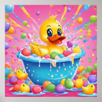 Keep Duck design or design your own Poster