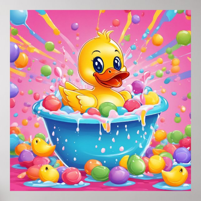 Keep Duck design  or design your own  Poster (Front)
