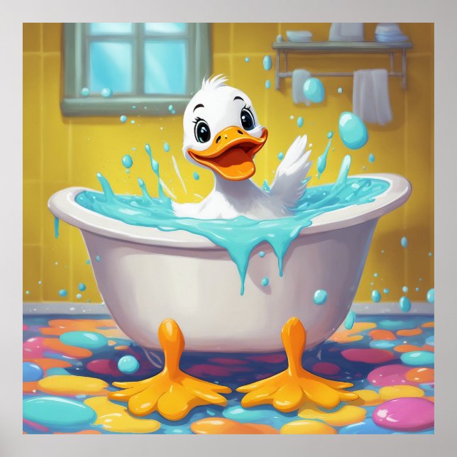 Keep Duck design  or design your own  Poster (Front)