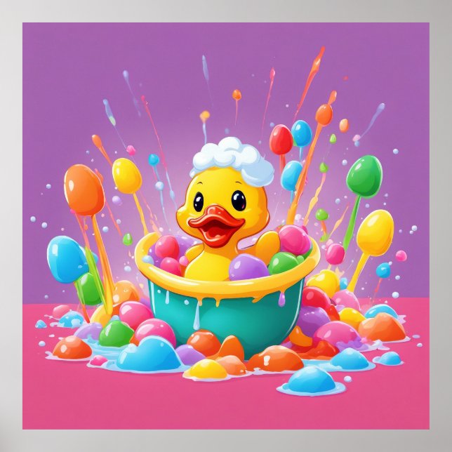 Keep Duck design  or design your own  Poster (Front)