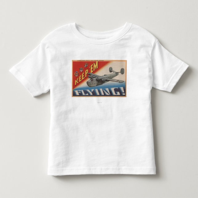 Keep 'Em Flying/PB2Y-2 Toddler T-Shirt (Front)