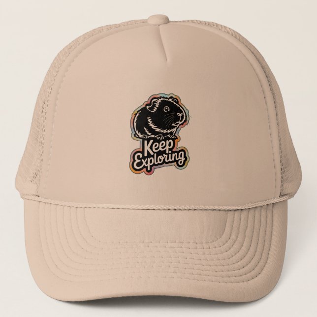 Keep Exploring Hamster Baseball & Trucker Hat (Front)