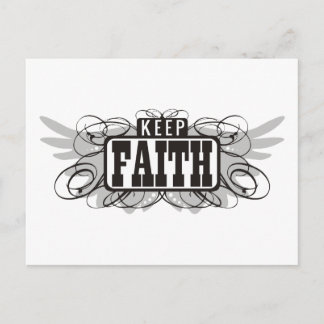Keep Faith Postcard