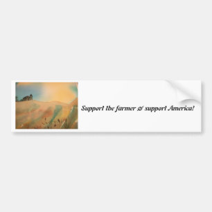 Keep farming bumper sticker
