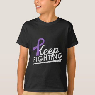 Keep Fighting Alzheimer's Epilepsy Warrior Awarene T-Shirt