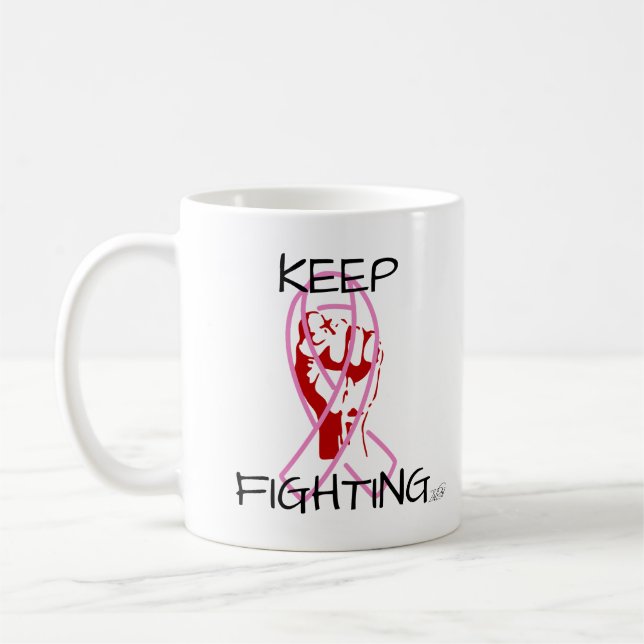 Keep Fighting Coffee Mug (Left)