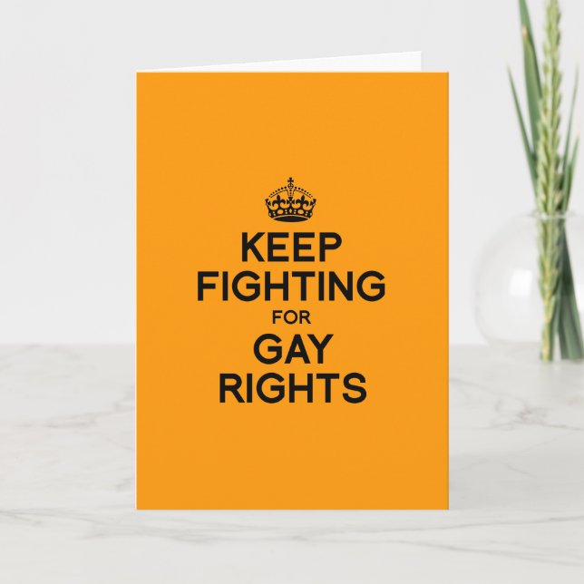 KEEP FIGHTING FOR GAY RIGHTS - Halloween -.png Card (Front)
