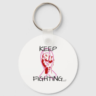 Keep Fighting Key Ring