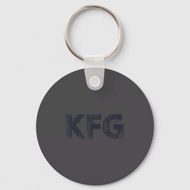 Keep F'ing Going Distressed Motivational Saying  Key Ring (Front)