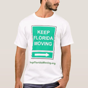 Keep Florida Moving t-shirt in white