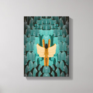 Keep Flying - Abstract Mental Health Art Canvas Print