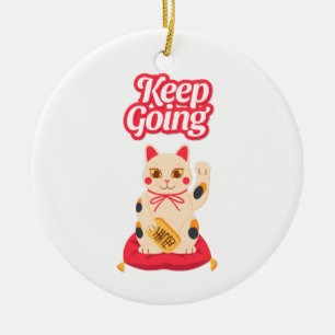 Keep Going Ceramic Tree Decoration
