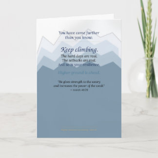 Keep Going — Encouragement Greeting Card