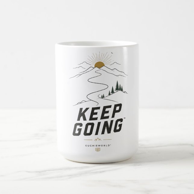 Keep Going™ | GUCHIEWORLD™ Coffee Mug (Center)