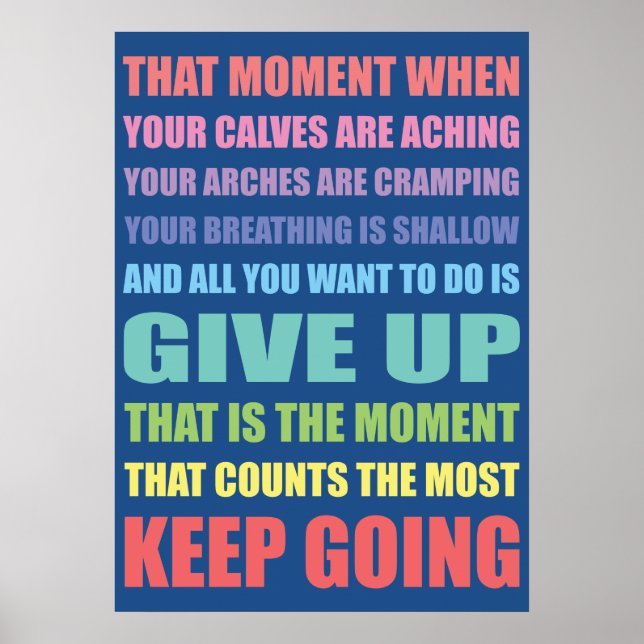 Keep Going Irish Dance Poster (Front)