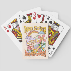 Keep Going Keep Growing Playing Cards