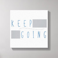 Keep Going – Minimalist Motivation Typography