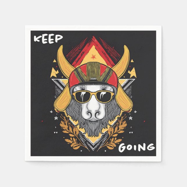 Keep Going Napkin (Front)