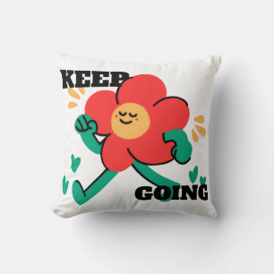 Keep Going – Positive Motivation Cushion