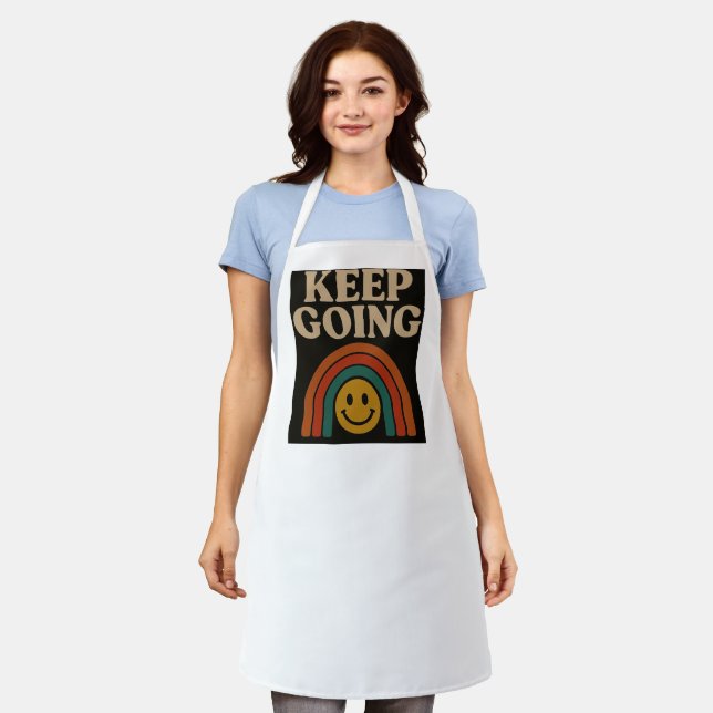 Keep Going: Positivity in Every Step Apron (Worn)