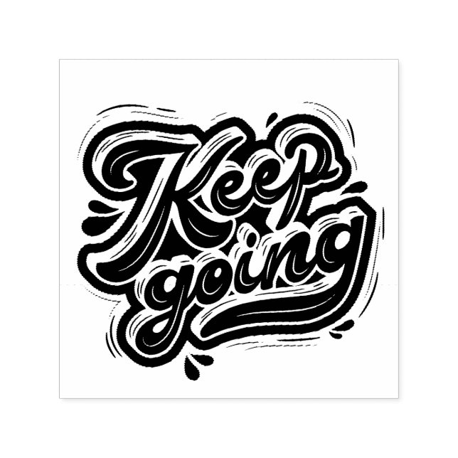 Keep Going Self-inking Stamp (Design)