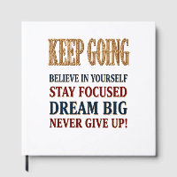 Keep Going Vintage Motivational Typography