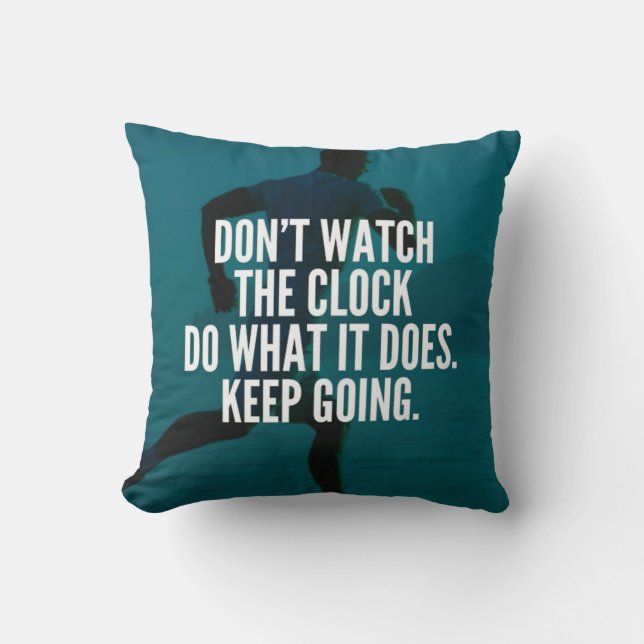 Keep Going - Workout Motivational Cushion (Front)