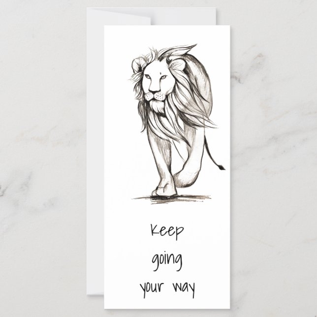 Keep going your way magnetic invitation (Front)