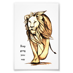 keep going your way photo print