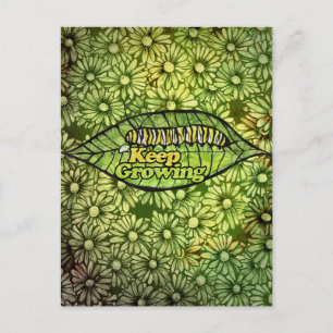 Keep Growing Monarch Caterpillar                   Postcard