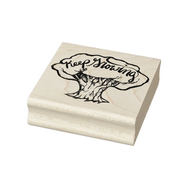 Keep Growing                                       Rubber Stamp (Stamp)