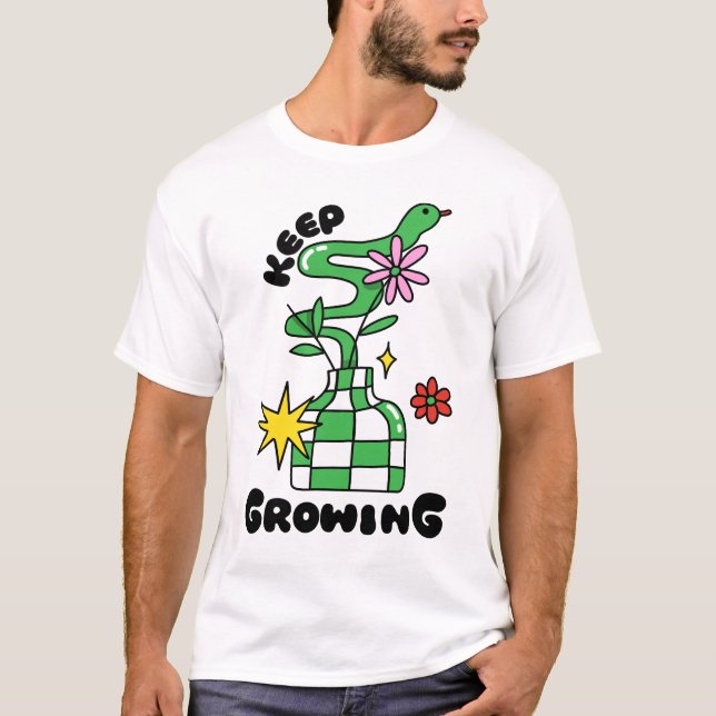 Keep Growing - Year of the Snake T-Shirt (Front)
