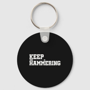 Keep Hammering Archery Motivational-archery Bow Hu Key Ring
