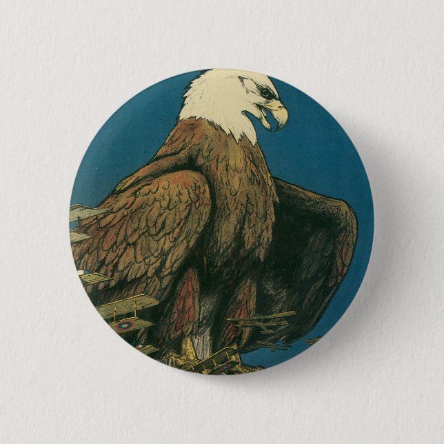 Keep Him Free 6 Cm Round Badge (Front)