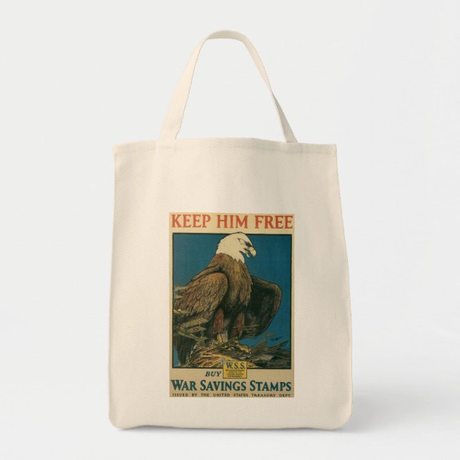 Keep Him Free Tote Bag (Front)