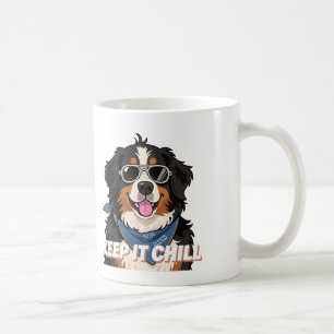 Keep It Chill Bernese Mountain Dog Art Coffee Mug