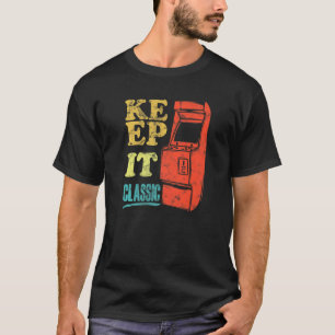 Keep It Classic Retro 90s Arcade Games 4 T-Shirt