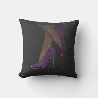 KEEP IT CLASSY - PURPLE CUSHION