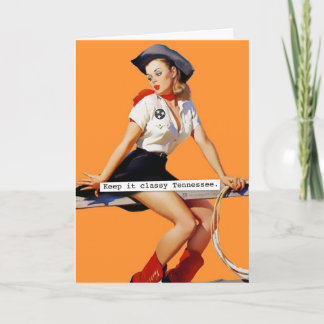 Keep it Classy Tennessee Birthday Card