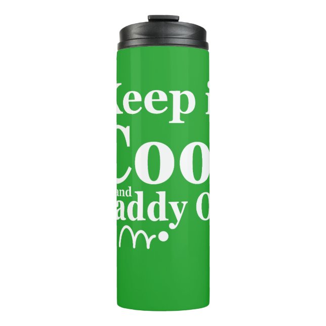 Keep It Cool And Caddy On Golf Club Name Own Name Thermal Tumbler (Front)
